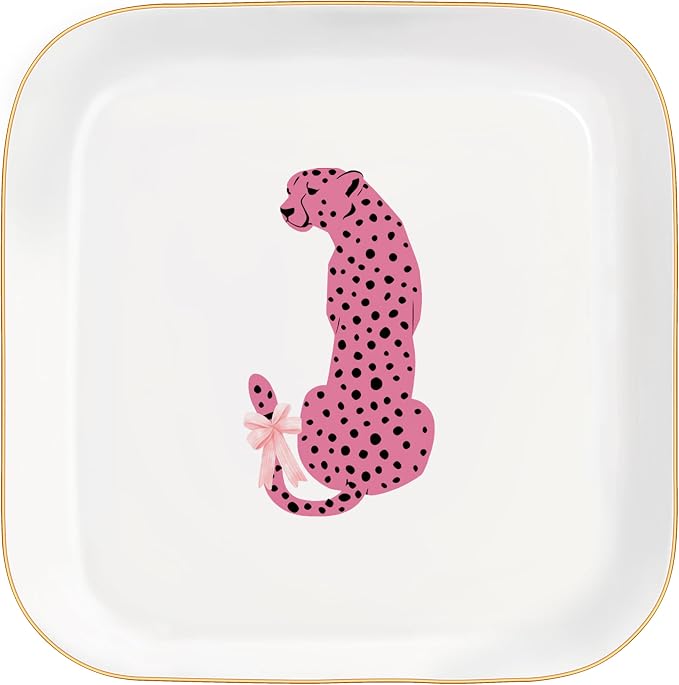 Leopard Ceramic Trinket Dish