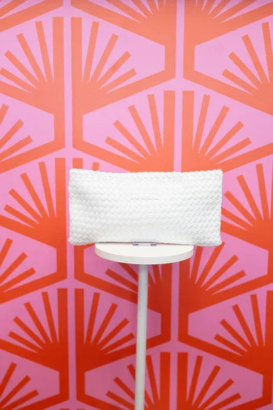 Woven Mahjong Tile Bag | Peace Love Mahjong