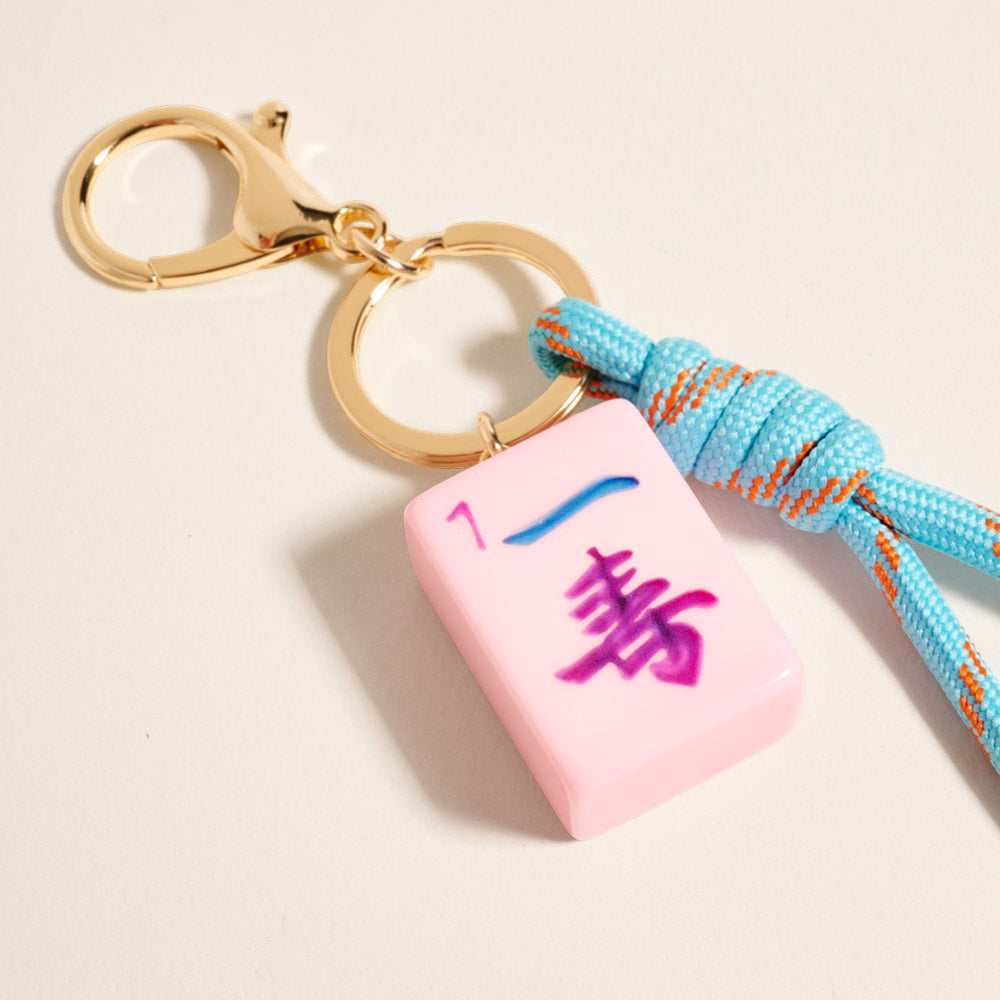 Mahjong Tile Bag Charm & Keychain