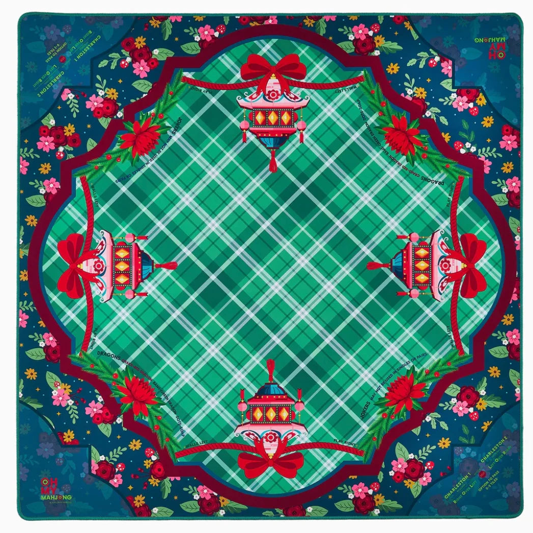 Yuletide Mahjong Mat | Oh My Mahjong