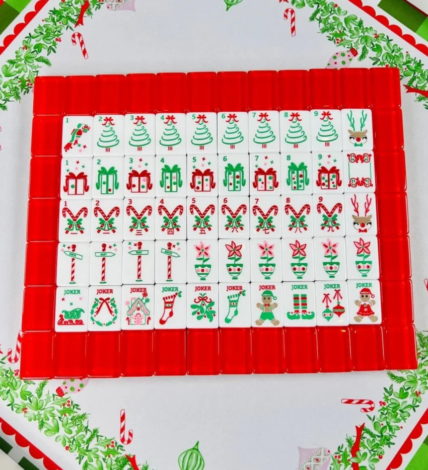 Holly Jolly Christmas Tiles | Bam! Let's Mahjong