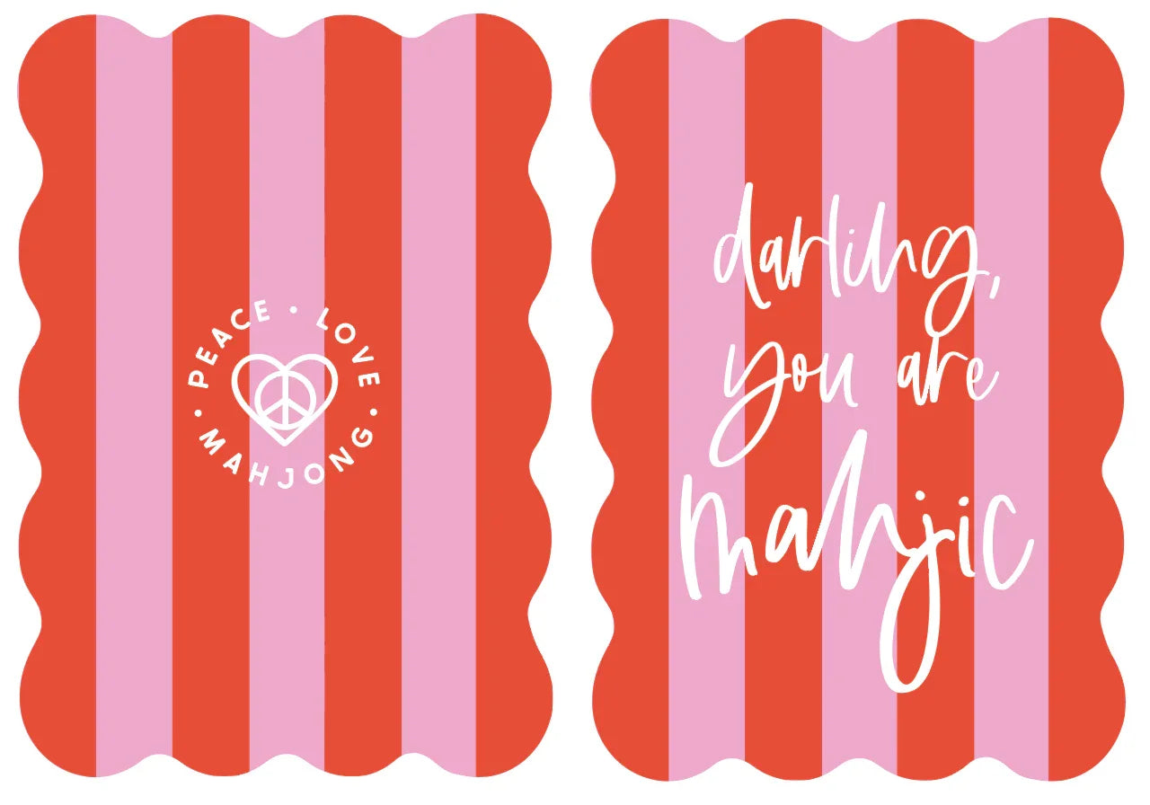 Stripes Mahjong Tile Shufflers | Peace Love Mahjong