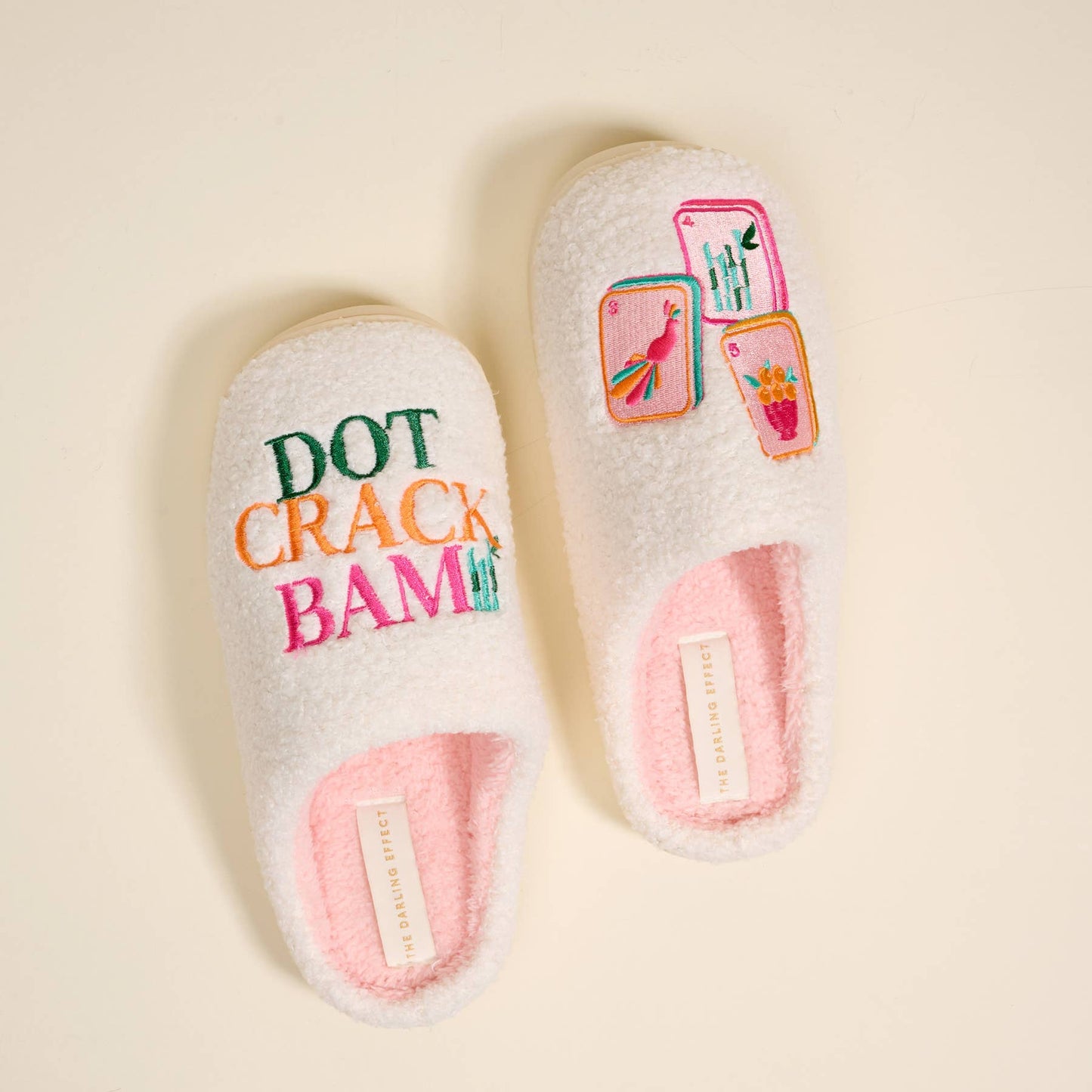 Dot Crack Bam Fuzzy Slippers | The Darling Effect