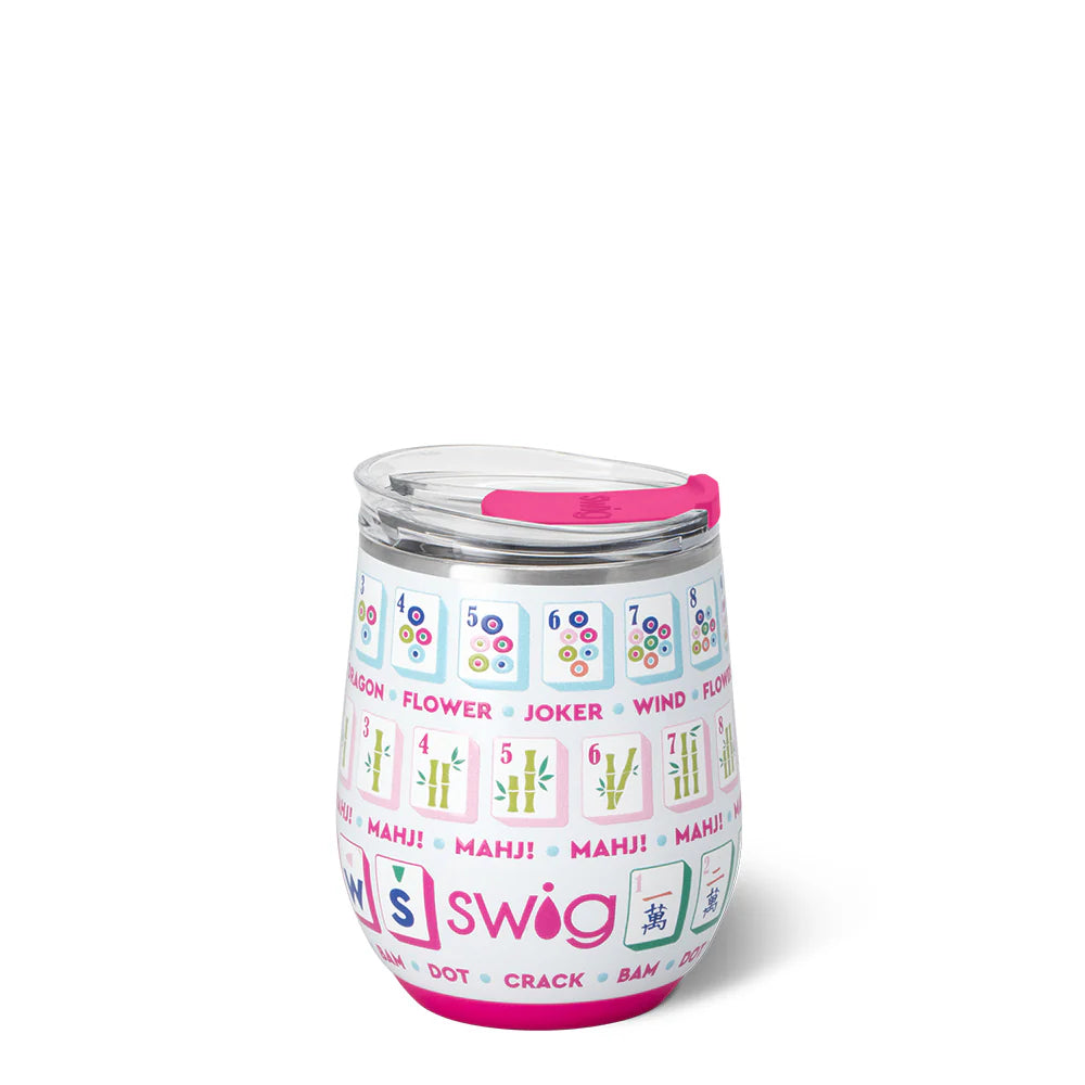 Swig Mahjong Stemless Wine Cup 12oz