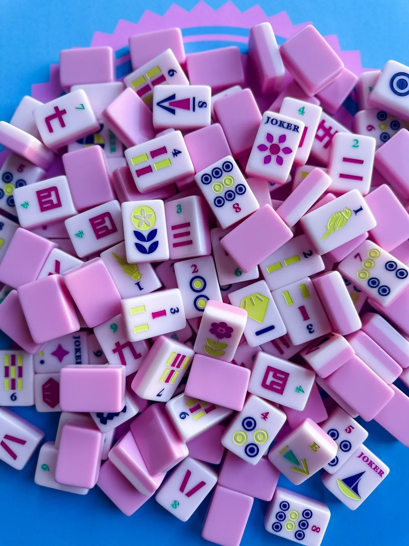Ballerina Pink Tiles | Mahj Mood