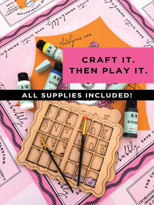 Mahjong Solo Practice Board DIY Kit