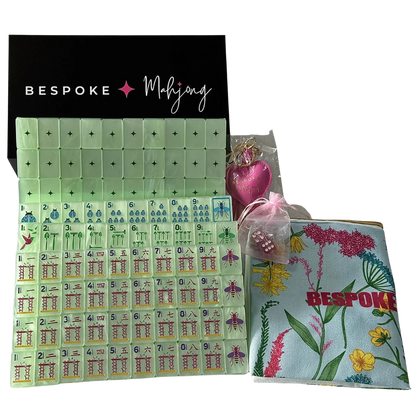 Matcha Pearl Garden Glow Tile Set | Bespoke Mahjong