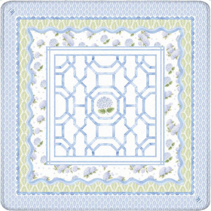 House of Hydrangea Mahjong Mat  | Anders Ruff Design Co.
