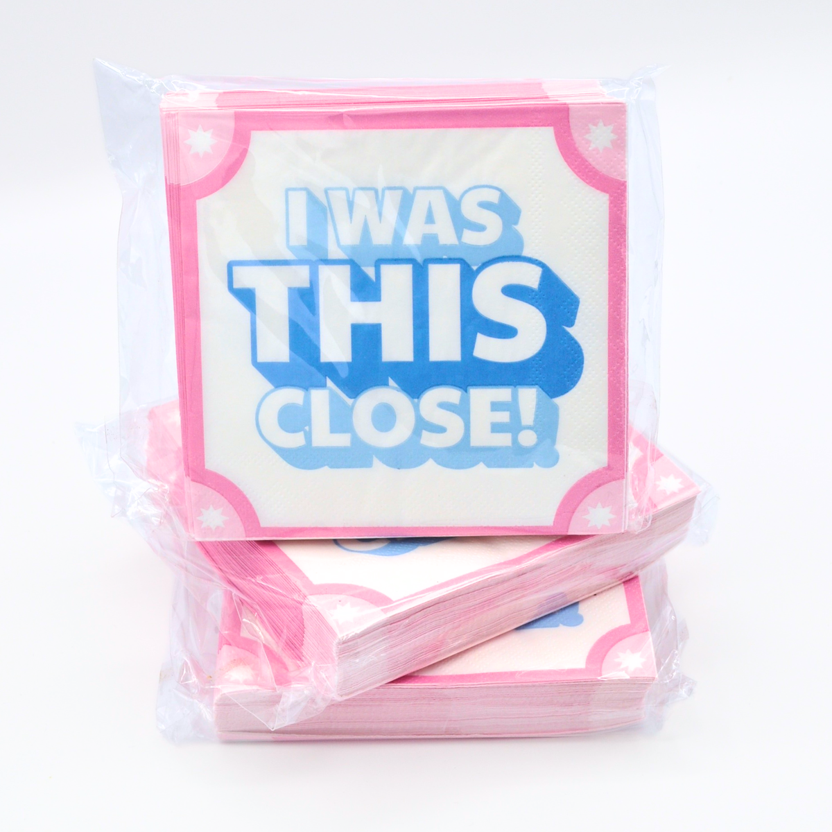 "I Was THIS Close!" Cocktail Napkins | Middle & Main Mahjong