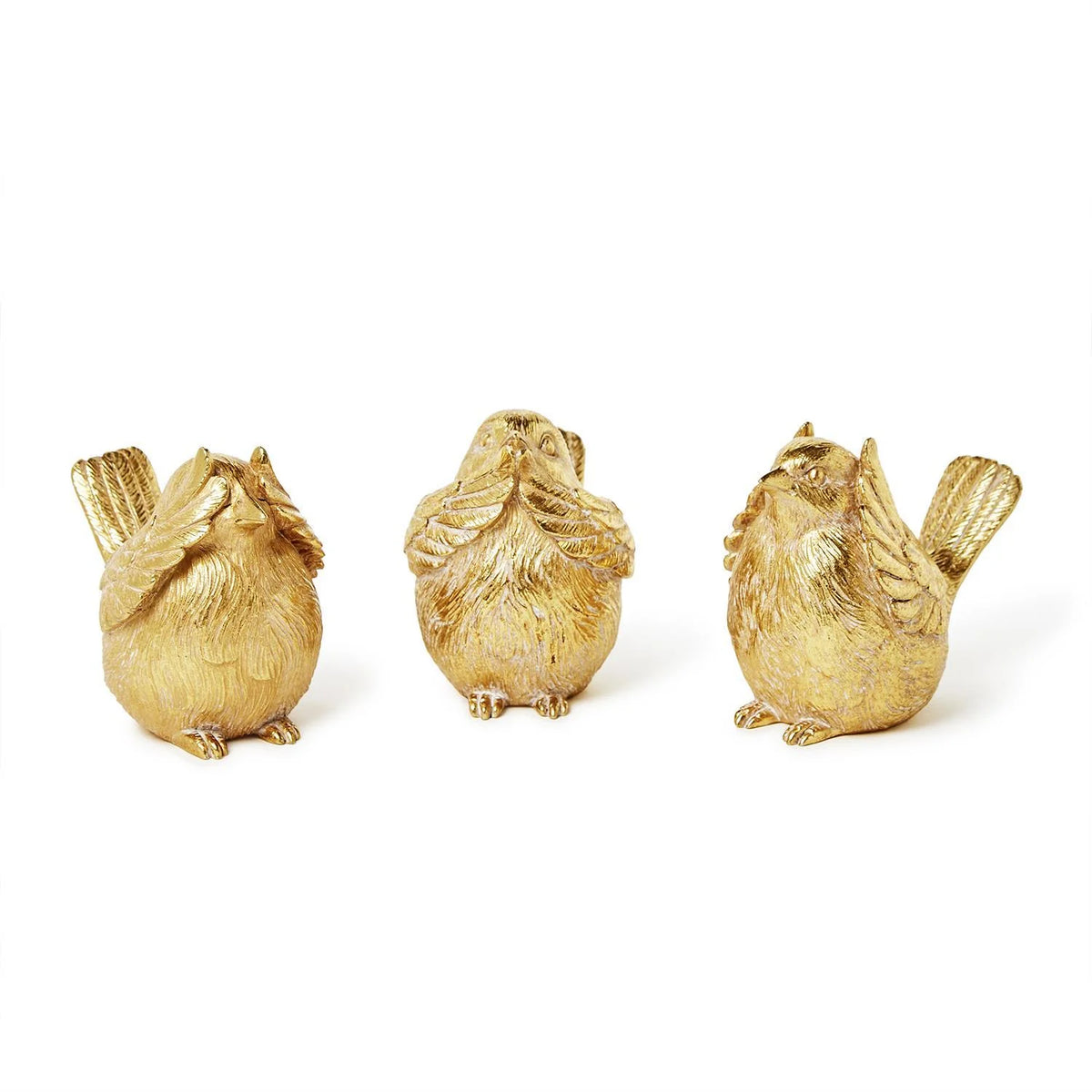 Gold Birds (set of 3) | Two's Company