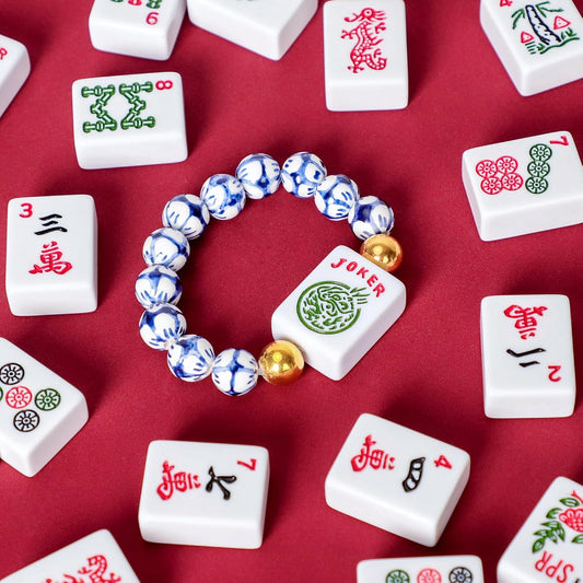 Beaded Joker Tile Bracelet