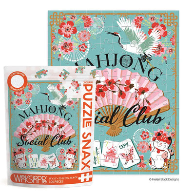 Mahjong Social Club 100-Piece Puzzle Snax