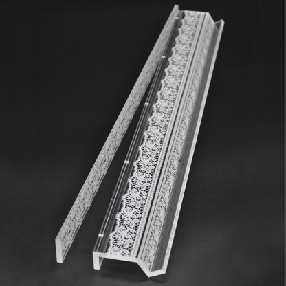 White Lace Mahjong Rack and Pusher | Middle & Main Mahjong