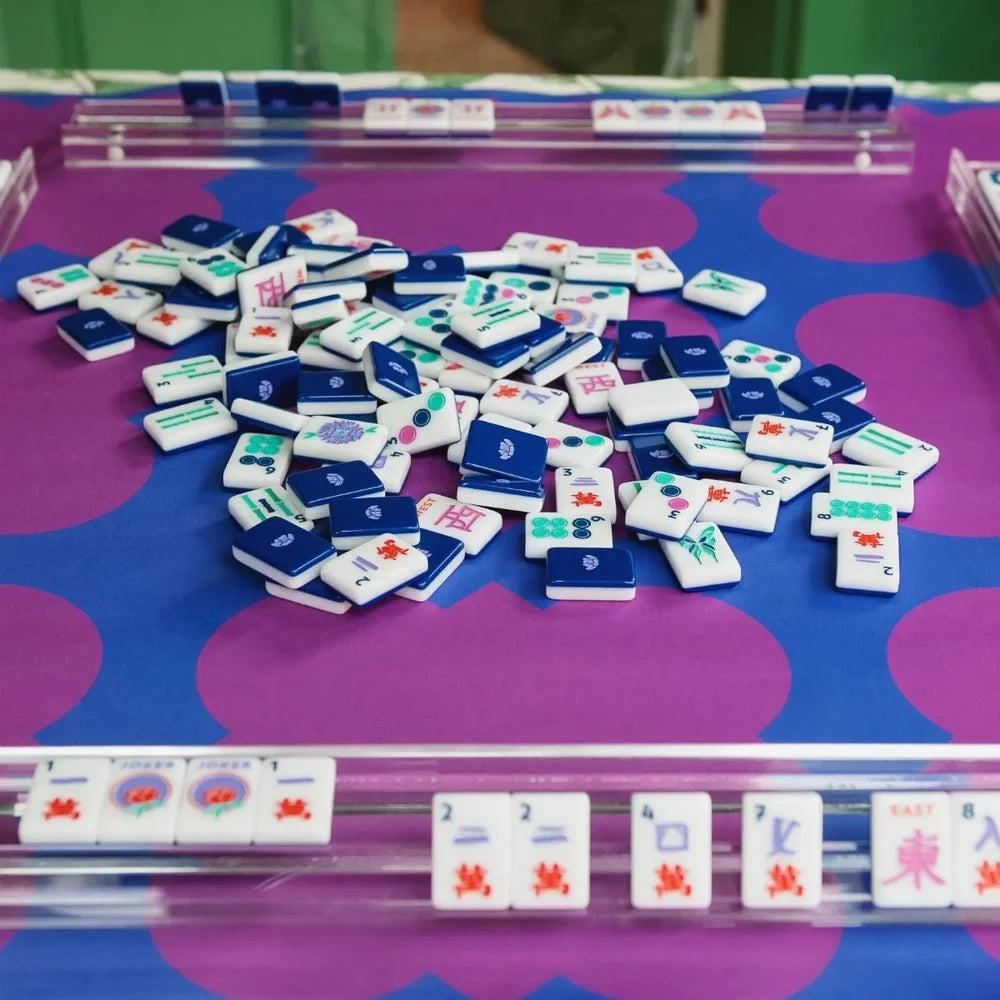 Amethyst Table Double-Sided Mahjong Mat | The Mahjong House