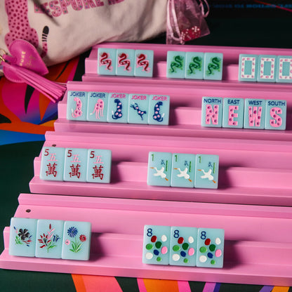 Sky Blue Springtime Safari Tile Set | Bespoke Mahjong