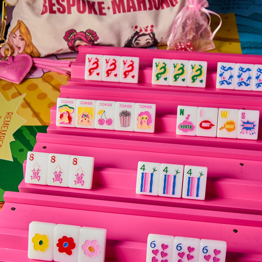 Pop Divas - Bright White Mahjong Tiles