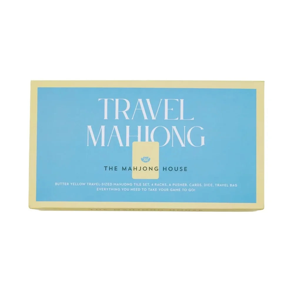 Butter Yellow Travel Mahjong Set | The Mahjong House