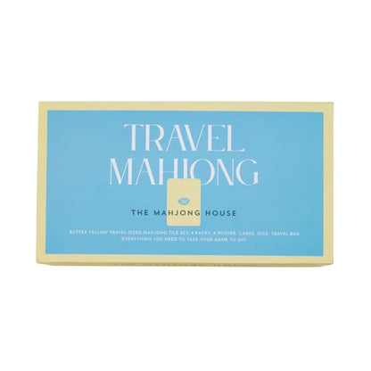 Butter Yellow Travel Mahjong Set | The Mahjong House
