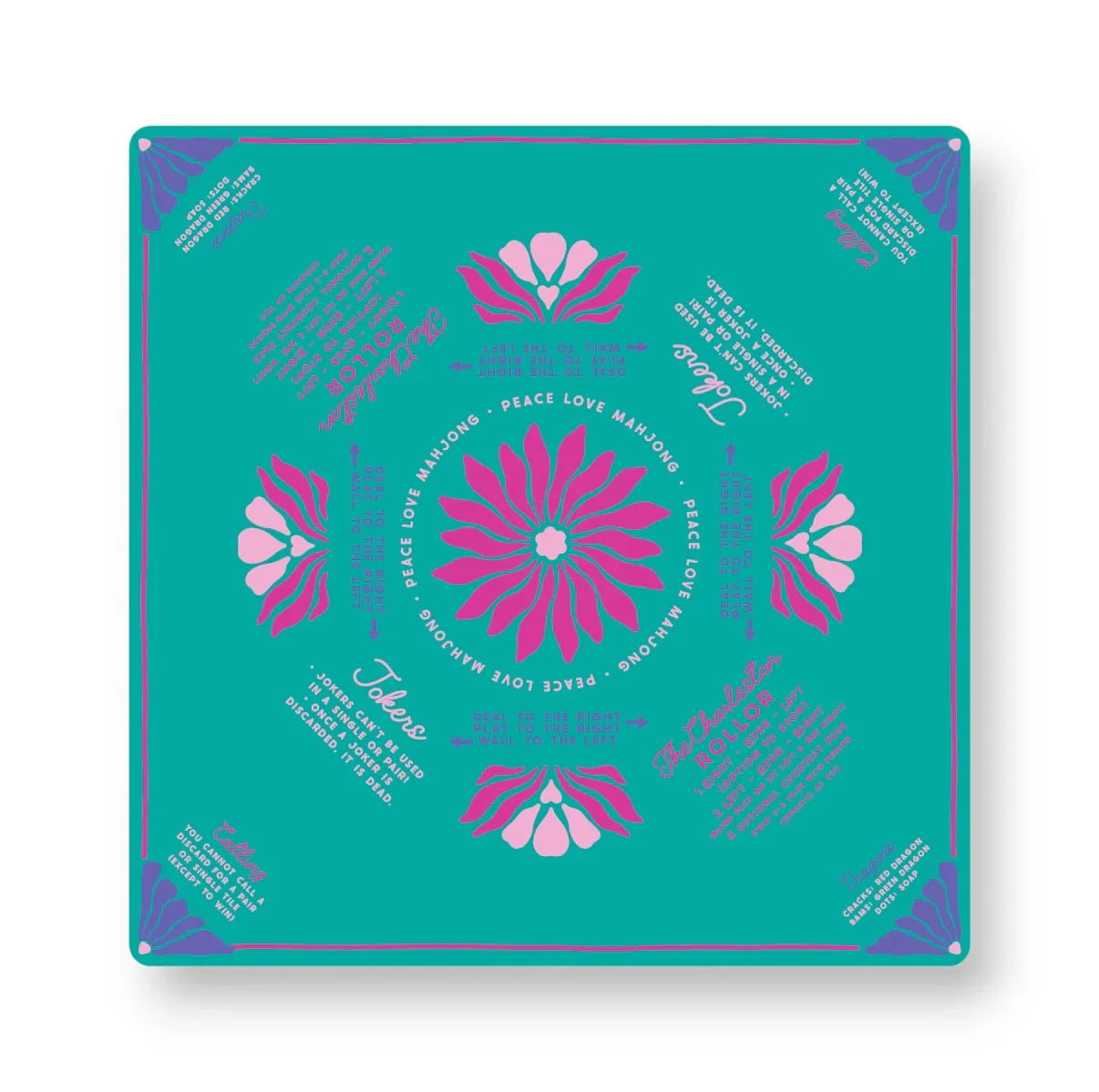 Hot Tips Mat | Peace Love Mahjong