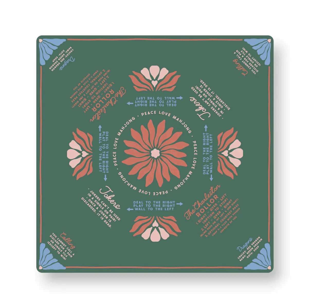 Hot Tips Mat | Peace Love Mahjong