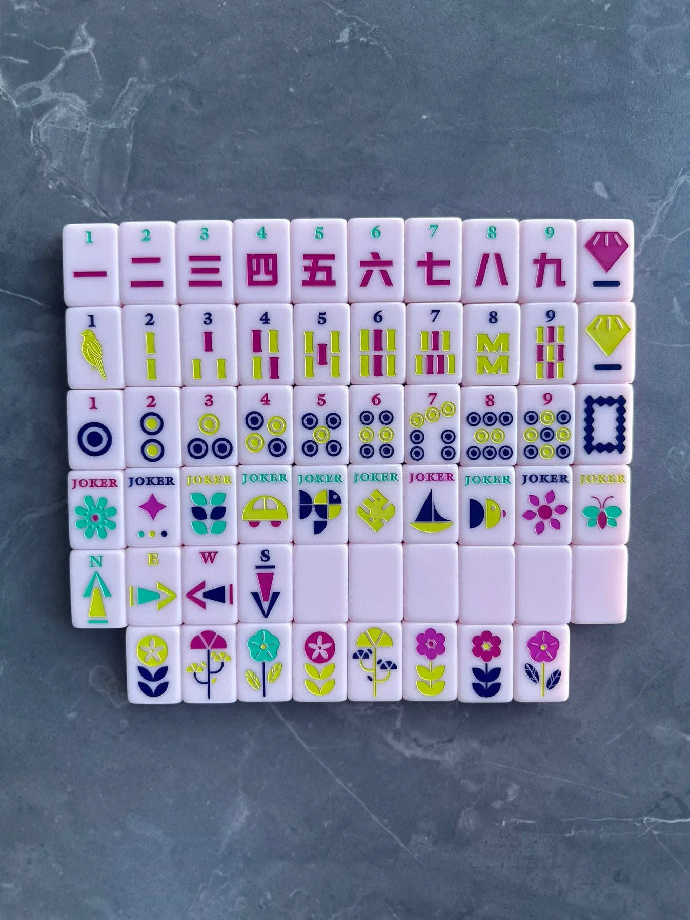 Ballerina Pink Tiles | Mahj Mood