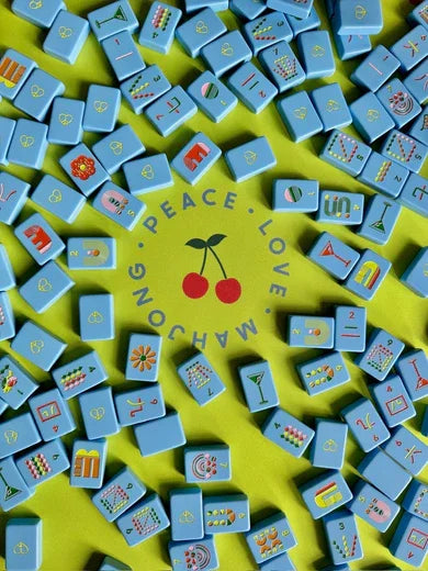 Mod French Blue Tiles - Peace Love Mahjong