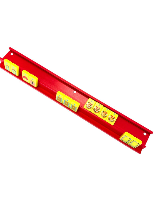 Mahjong Racks & Pushers (Set of 4) - Red