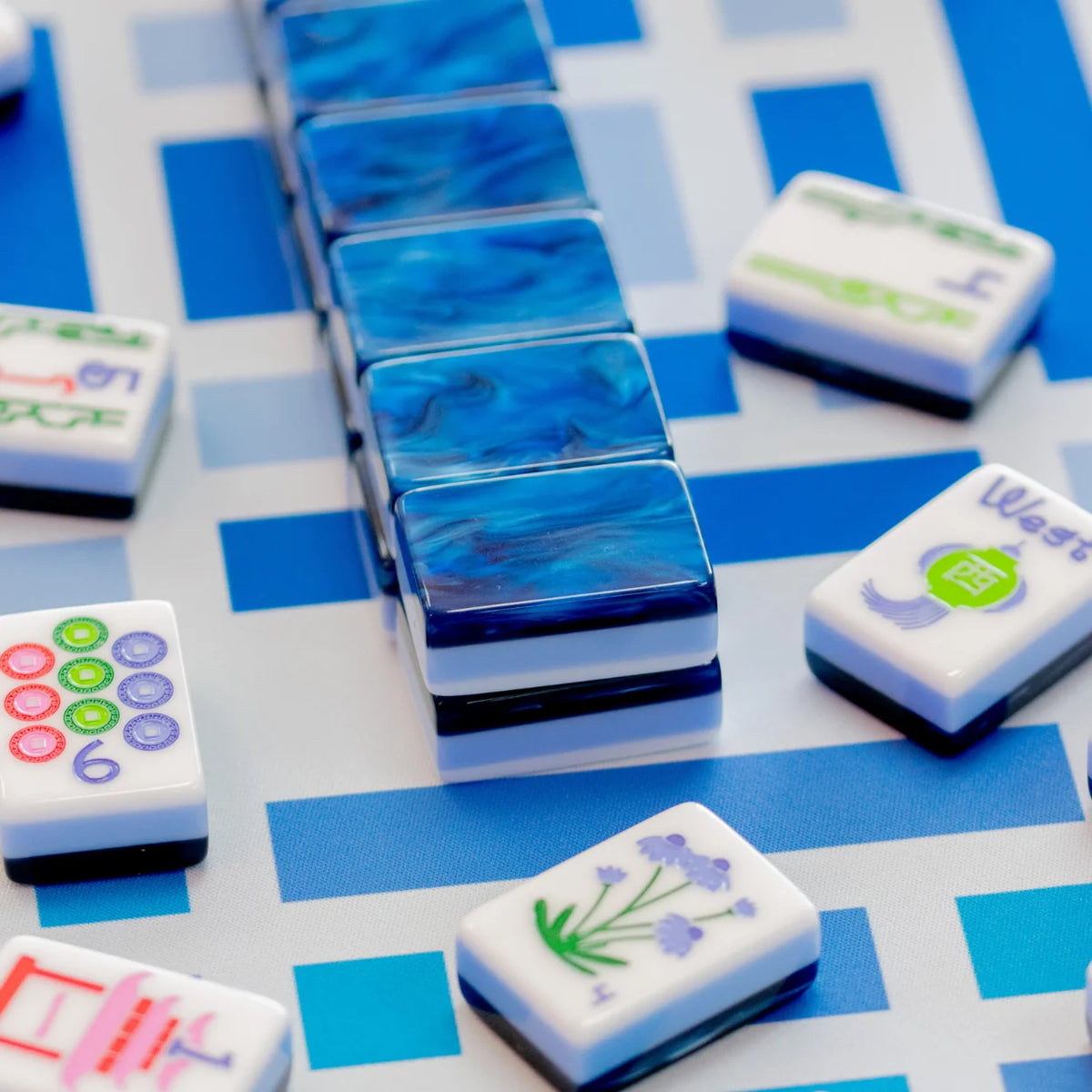 The Jubilee Series Tiles Set - Midnight Blue | My Fair Mahjong