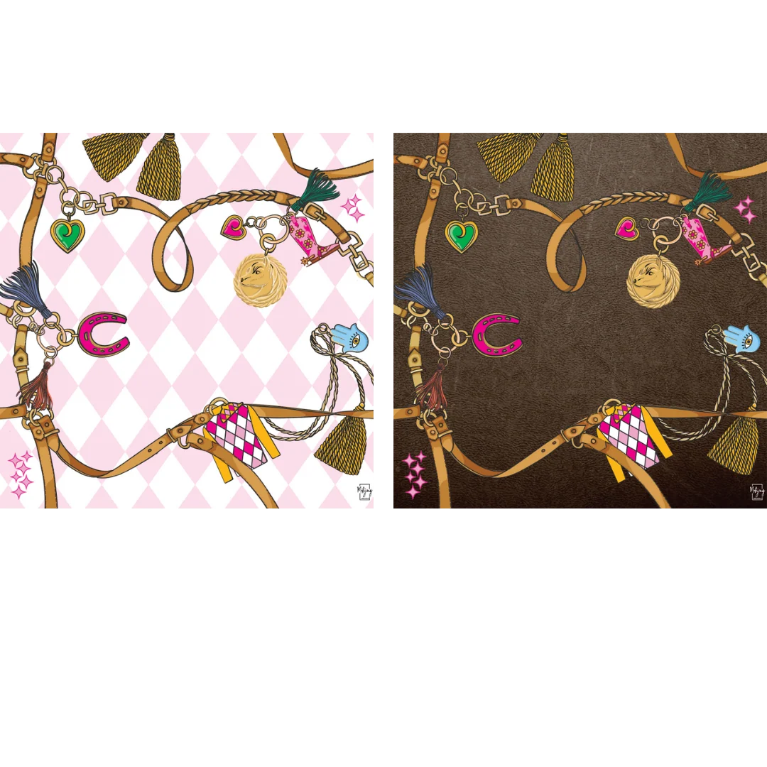 YEAR OF THE HORSE MAT - HARLEQUIN | Bespoke Mahjong