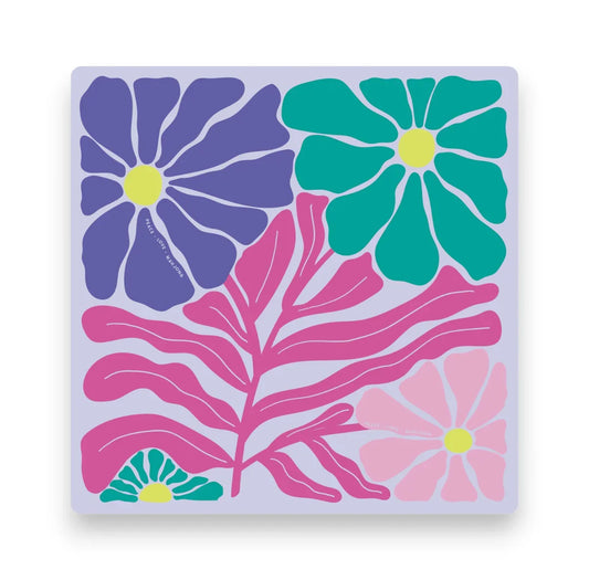 Flowers Mahjong Mat | Peace Love Mahjong