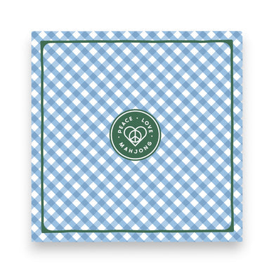 Plaids and Stripes Mahjong Mat | Peace Love Mahjong
