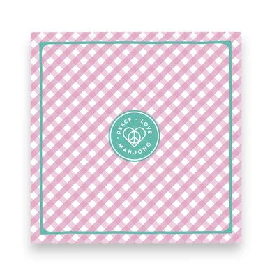 Plaids and Stripes Mahjong Mat | Peace Love Mahjong