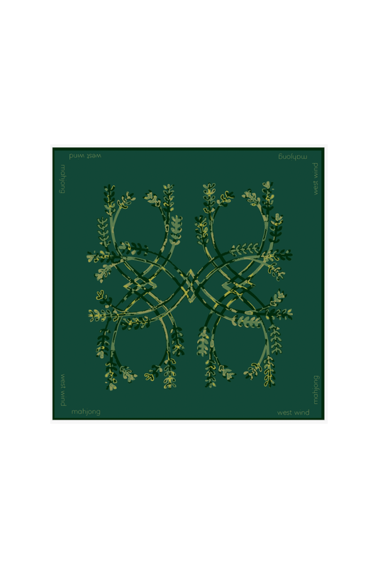 Mahjong Tile Mat - Green