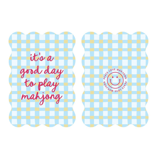 It's A Good Day to Play Mahjong Tile Shufflers| Peace Love Mahjong