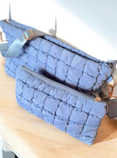 Crossbody Travel Bag with Tile Pouch | Peace Love Mahjong