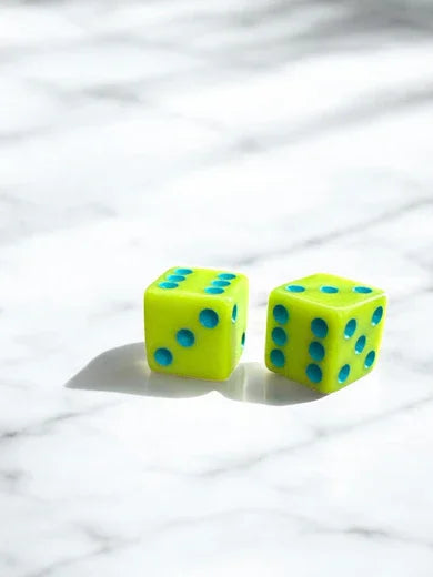 Colorful Mahjong Dice Set (Set of 2) | Peace Love Mahjong