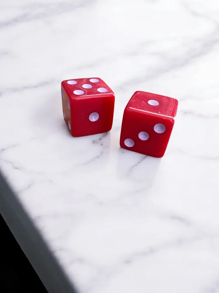 Colorful Mahjong Dice Set (Set of 2) | Peace Love Mahjong