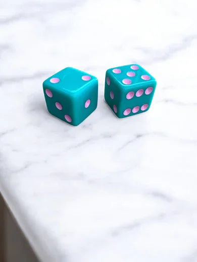 Colorful Mahjong Dice Set (Set of 2) | Peace Love Mahjong