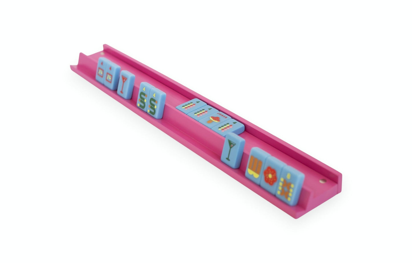 Pink Mahjong Racks and Pushers