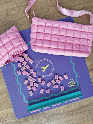 Pretty in Pink Mile High Travel Set | Peace Love Mahjong