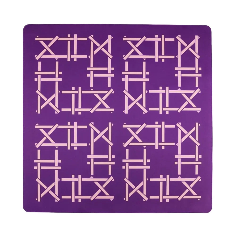 Plum Trellis Double-Sided Travel Mahjong Mat | The Mahjong House