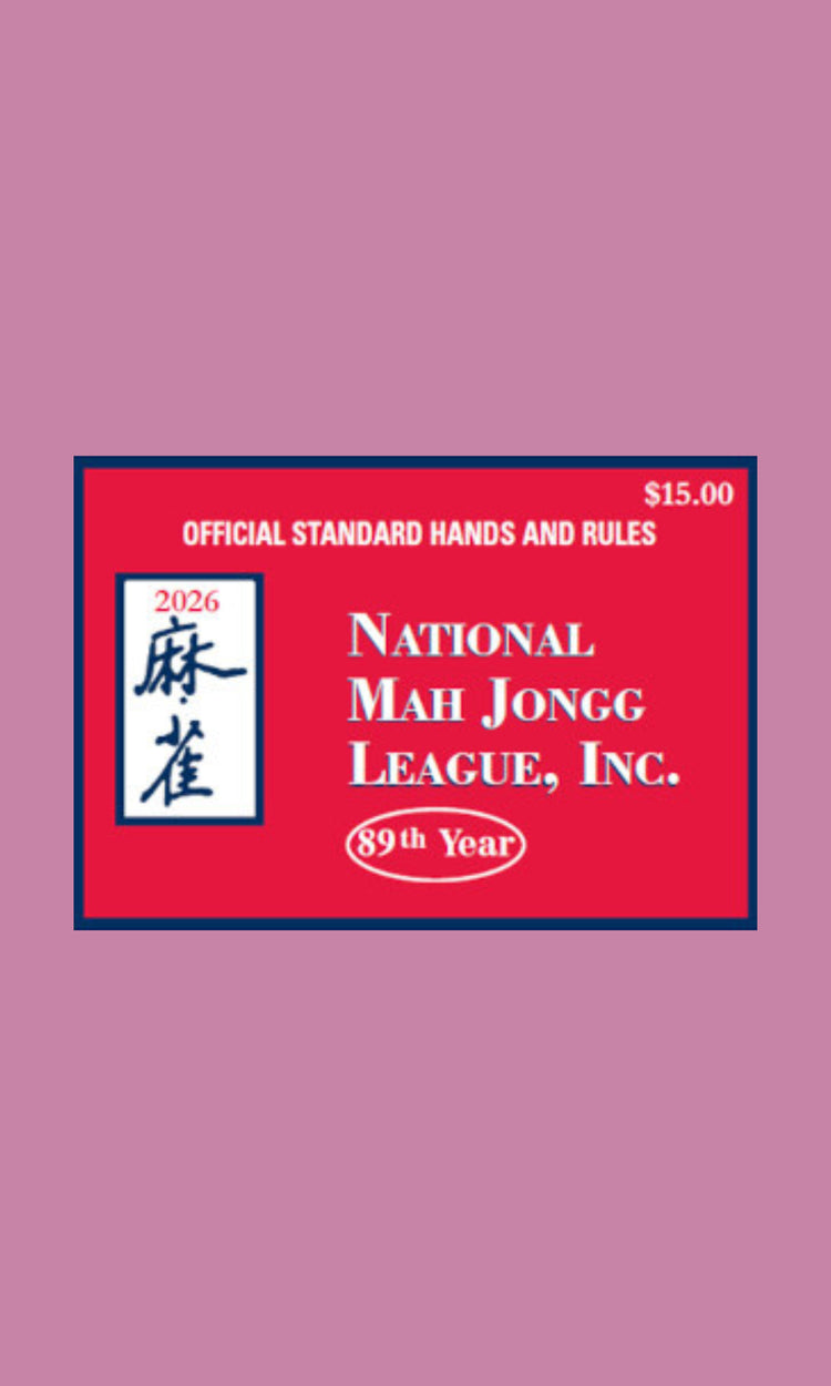 Official 2026 National Mah Jongg League Card