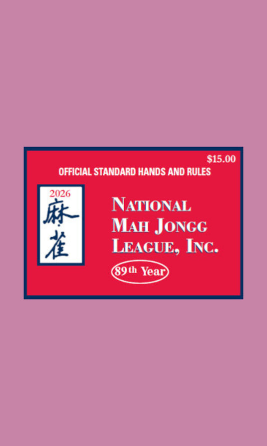 Official 2026 National Mah Jongg League Card