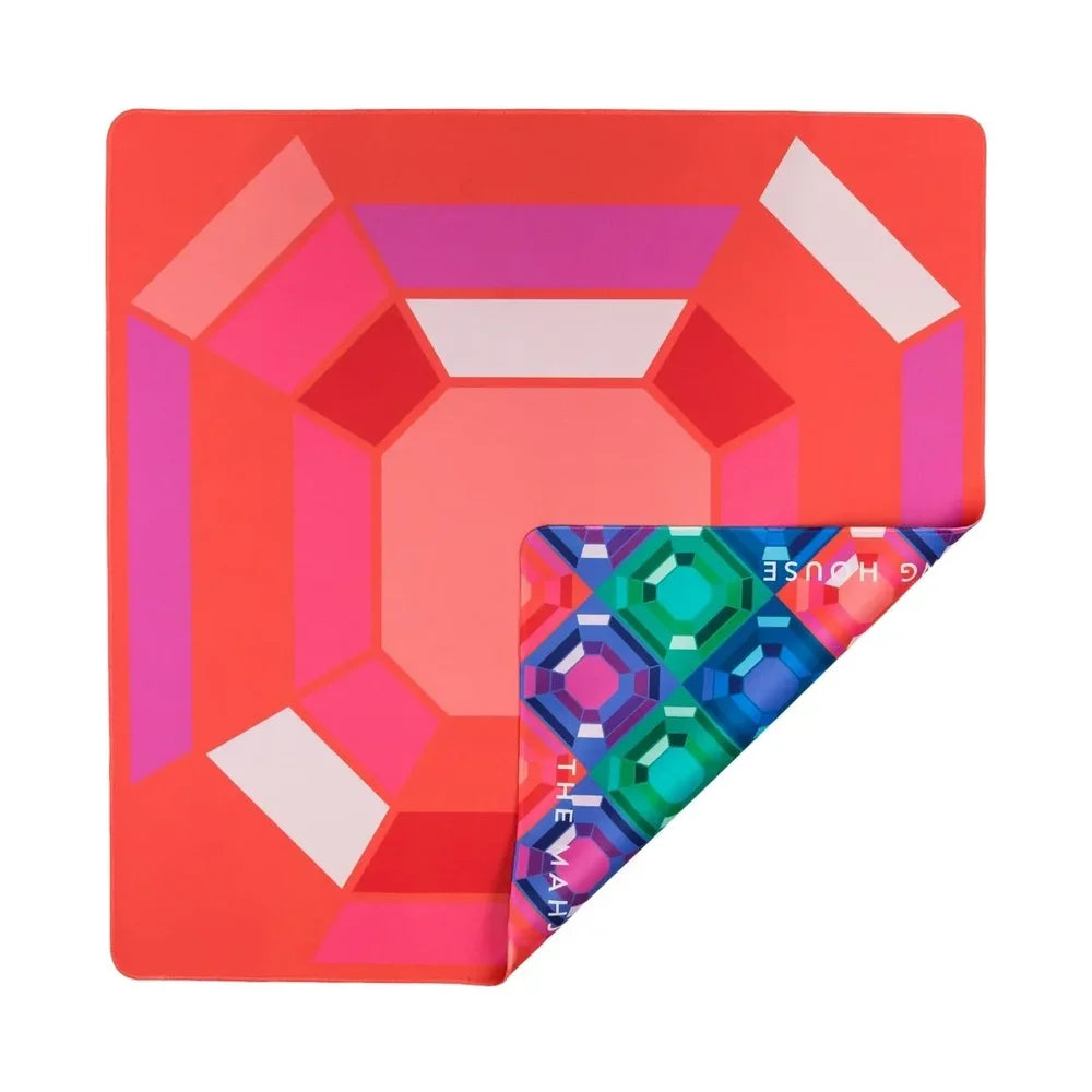 Ruby Gem Double-Sided Mahjong Mat | The Mahjong House