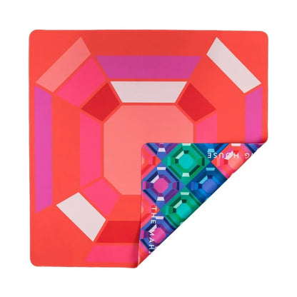 Ruby Gem Double-Sided Mahjong Mat | The Mahjong House