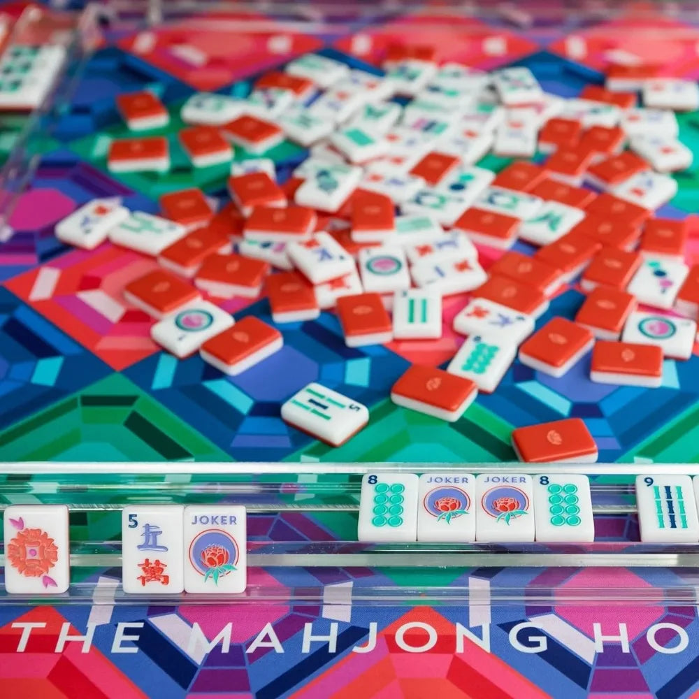 Ruby Gem Double-Sided Mahjong Mat | The Mahjong House