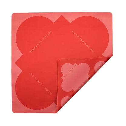 Ruby Table Double-Sided Mahjong Mat | The Mahjong House