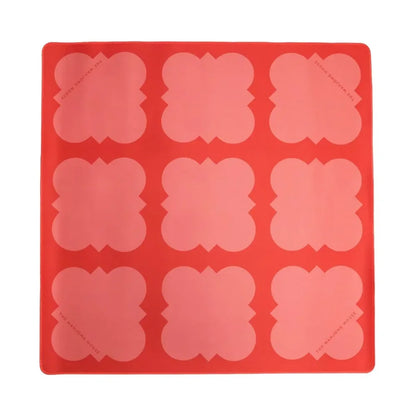 Ruby Table Double-Sided Mahjong Mat | The Mahjong House