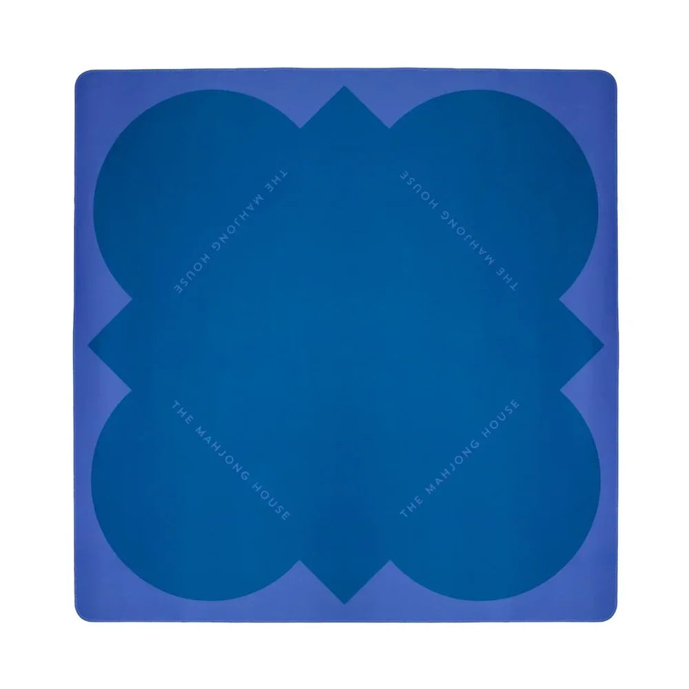Sapphire Table Double-Sided TRAVEL Mahjong Mat | The Mahjong House
