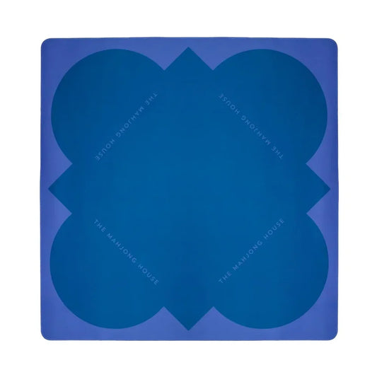 Sapphire Table Double-Sided TRAVEL Mahjong Mat | The Mahjong House